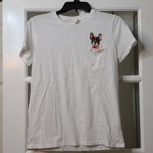 ⭐5 for $10⭐ H&M French Bulldog Shirt